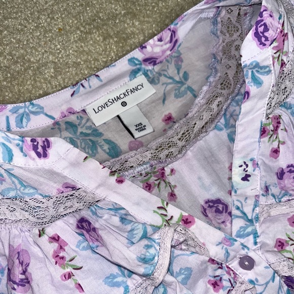 Love Shack Fancy x Target Lou
Double Ruffle Dress - Lavender -
Size XXS - Picture 4 of 5